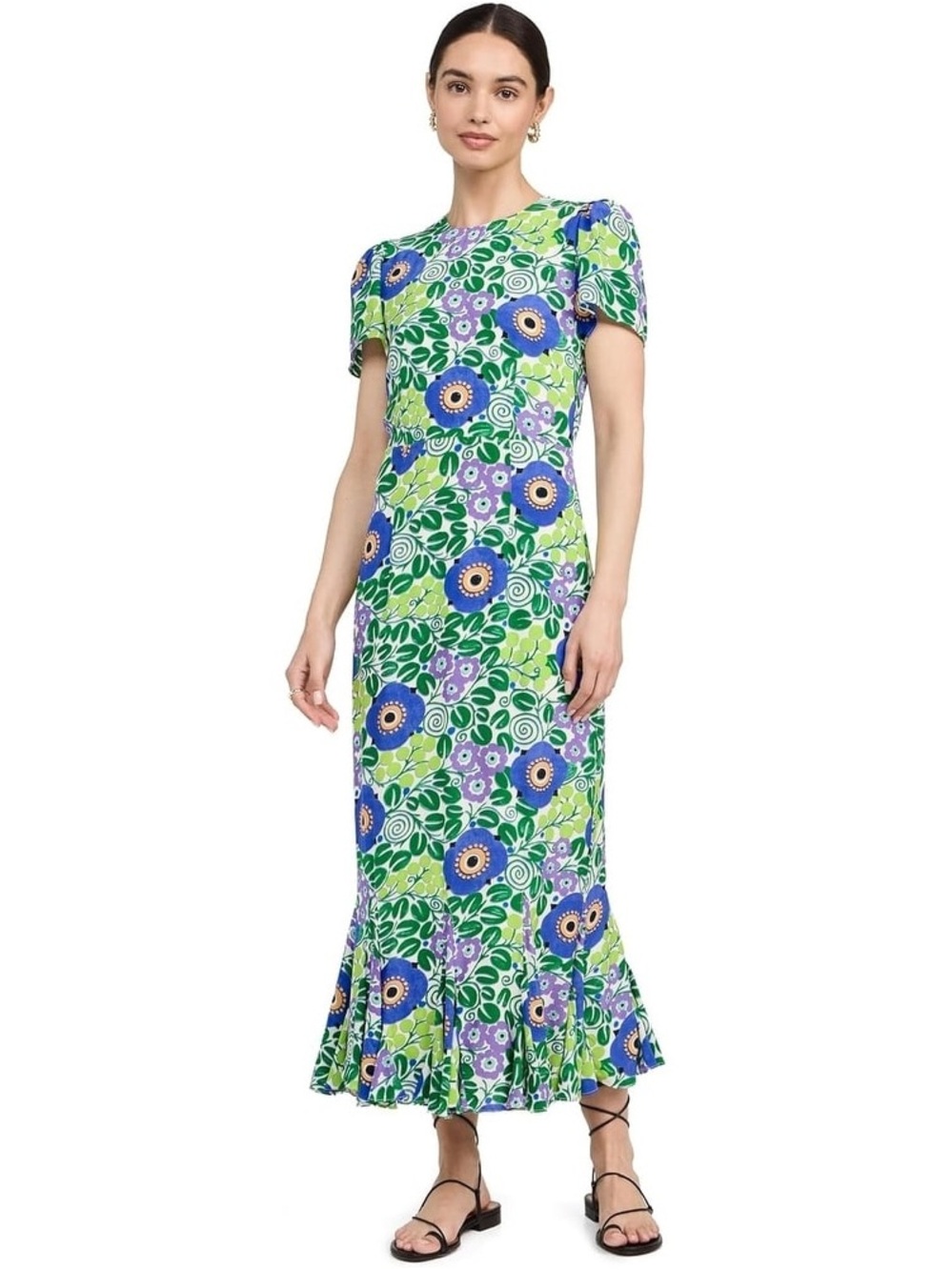 Rhode Lulani Wisteria Aura Blossom maxi dress size 2